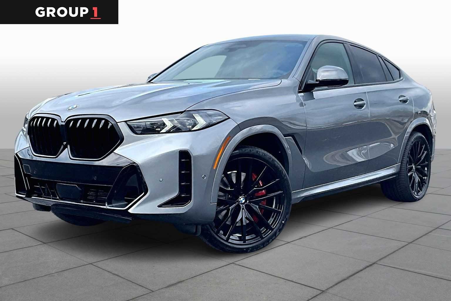 Gray (Skyscraper Grey Metallic) 2026 BMW X6 xDrive40i SUV / Crossover All-Wheel Drive