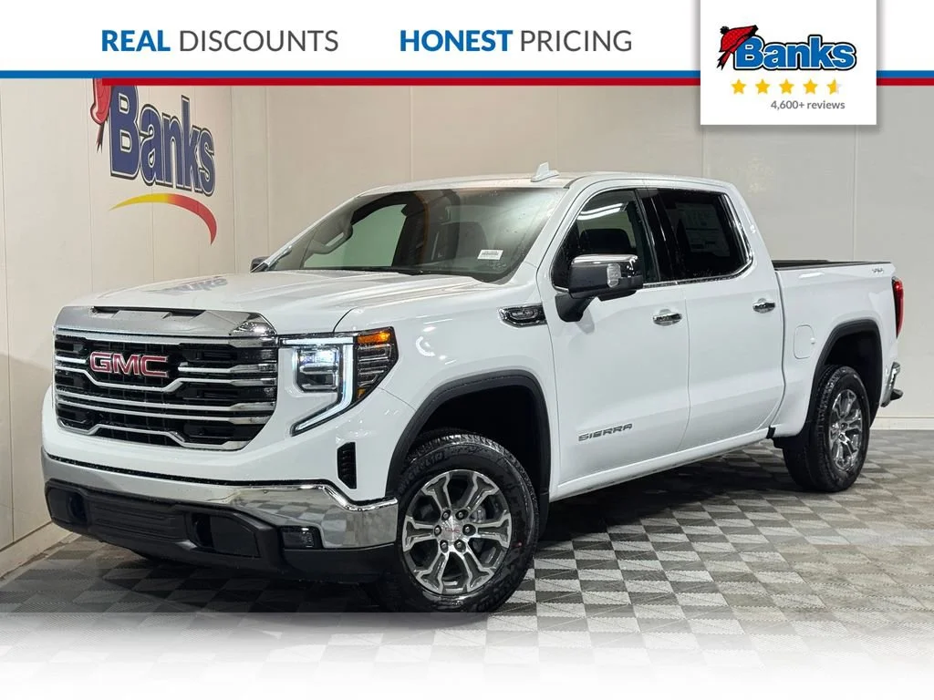 New 2026 Summit White GMC SLT image 1
