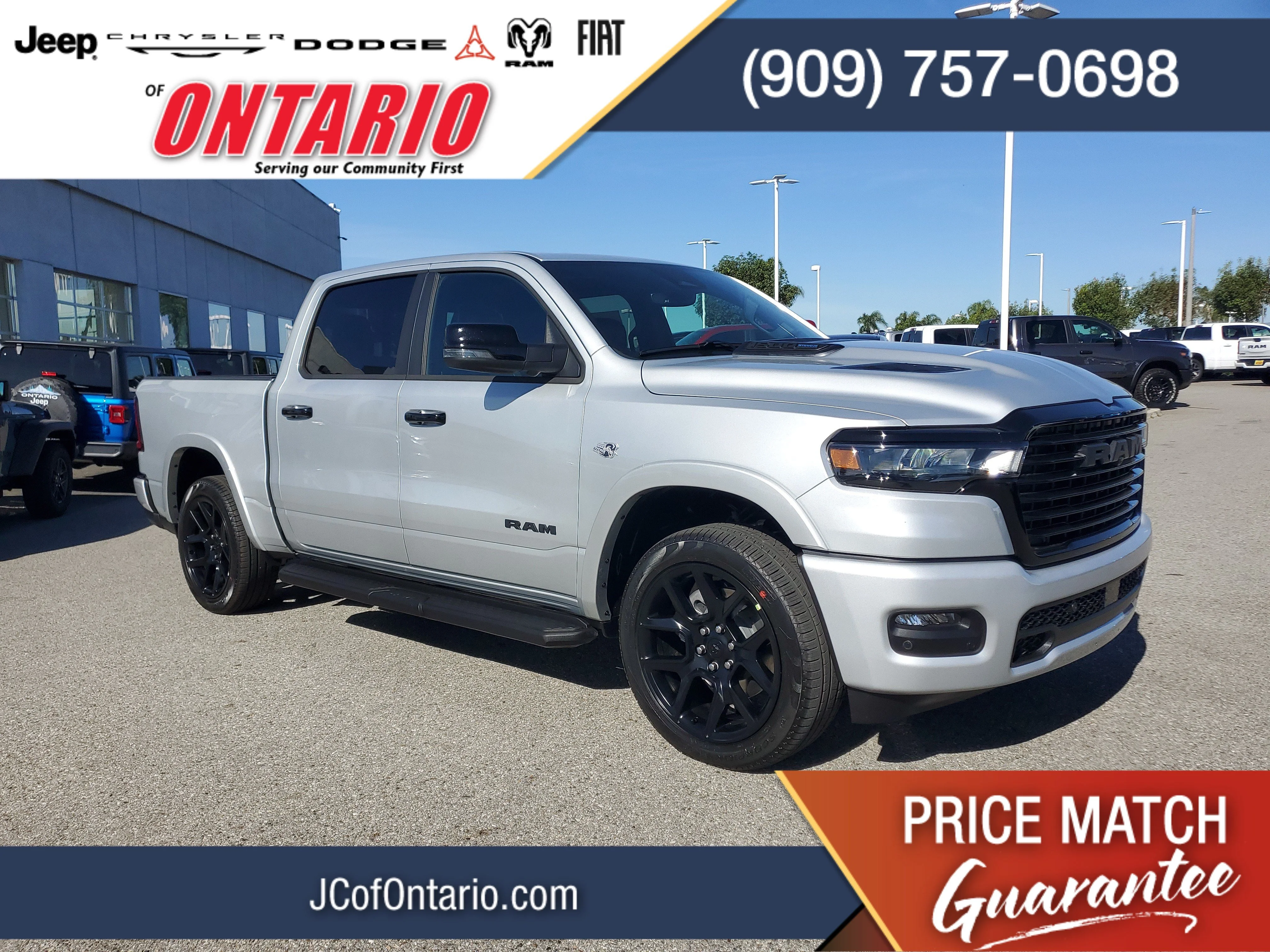 New 2026 Silver Zynith Exterior Paint RAM Laramie image 1