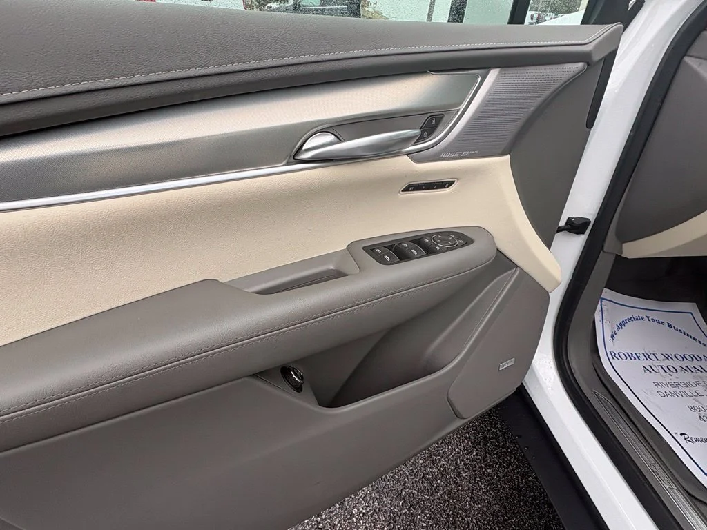 Used 2023 CRYSTAL WHITE TRICOAT Cadillac AWD Premium Luxury image 12