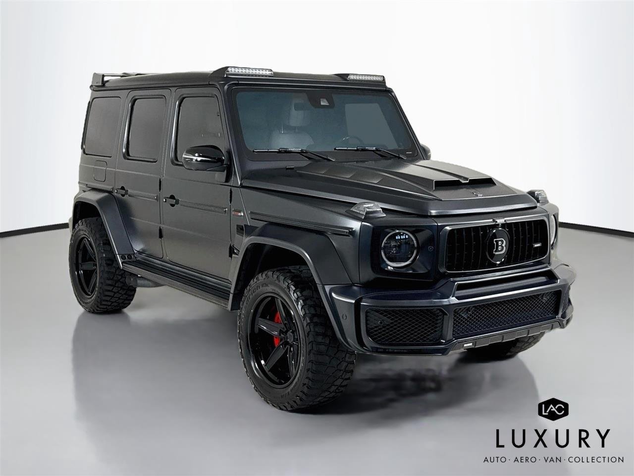 Used 2020 designo Night Black Magno Mercedes-Benz AMG® G 63 | Brabus Widebody | Factory Matte Black image 2