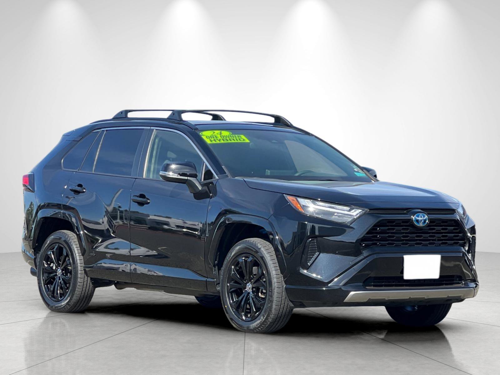 Used 2024 Midnight Black Metallic Toyota Hybrid SE image 7