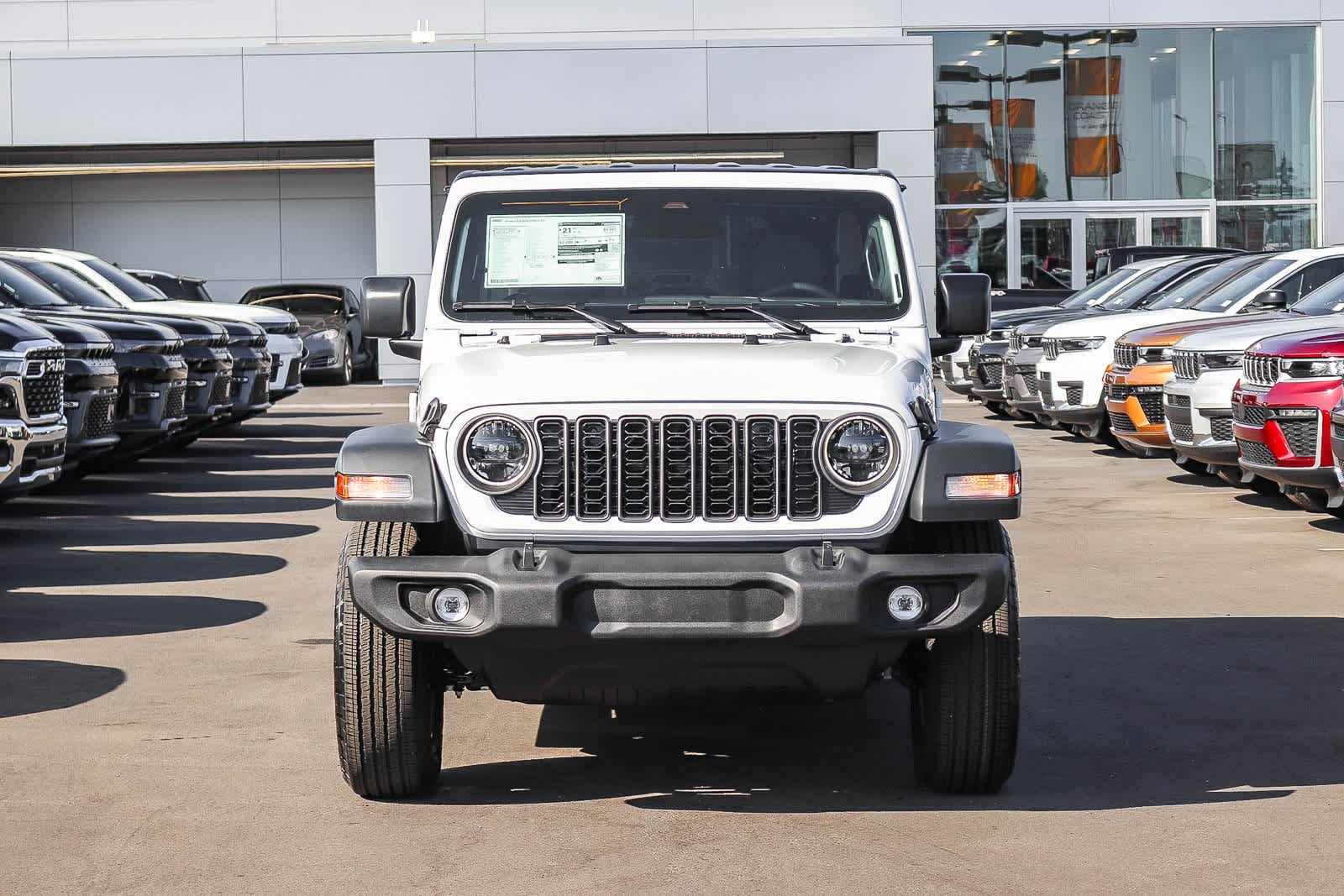 New 2027 Bright White Clear-Coat Paint Jeep Sport S image 2