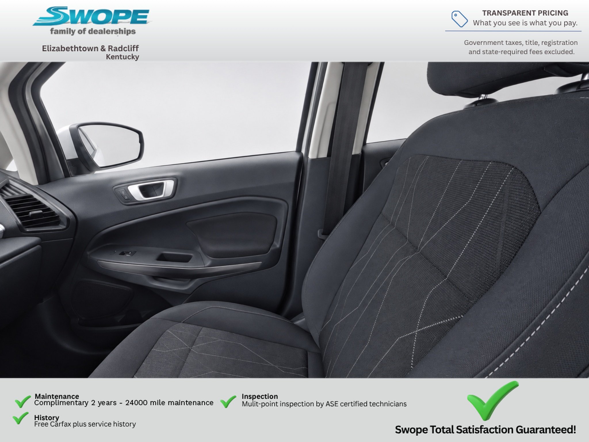 Used 2018 Diamond White Ford SE image 14