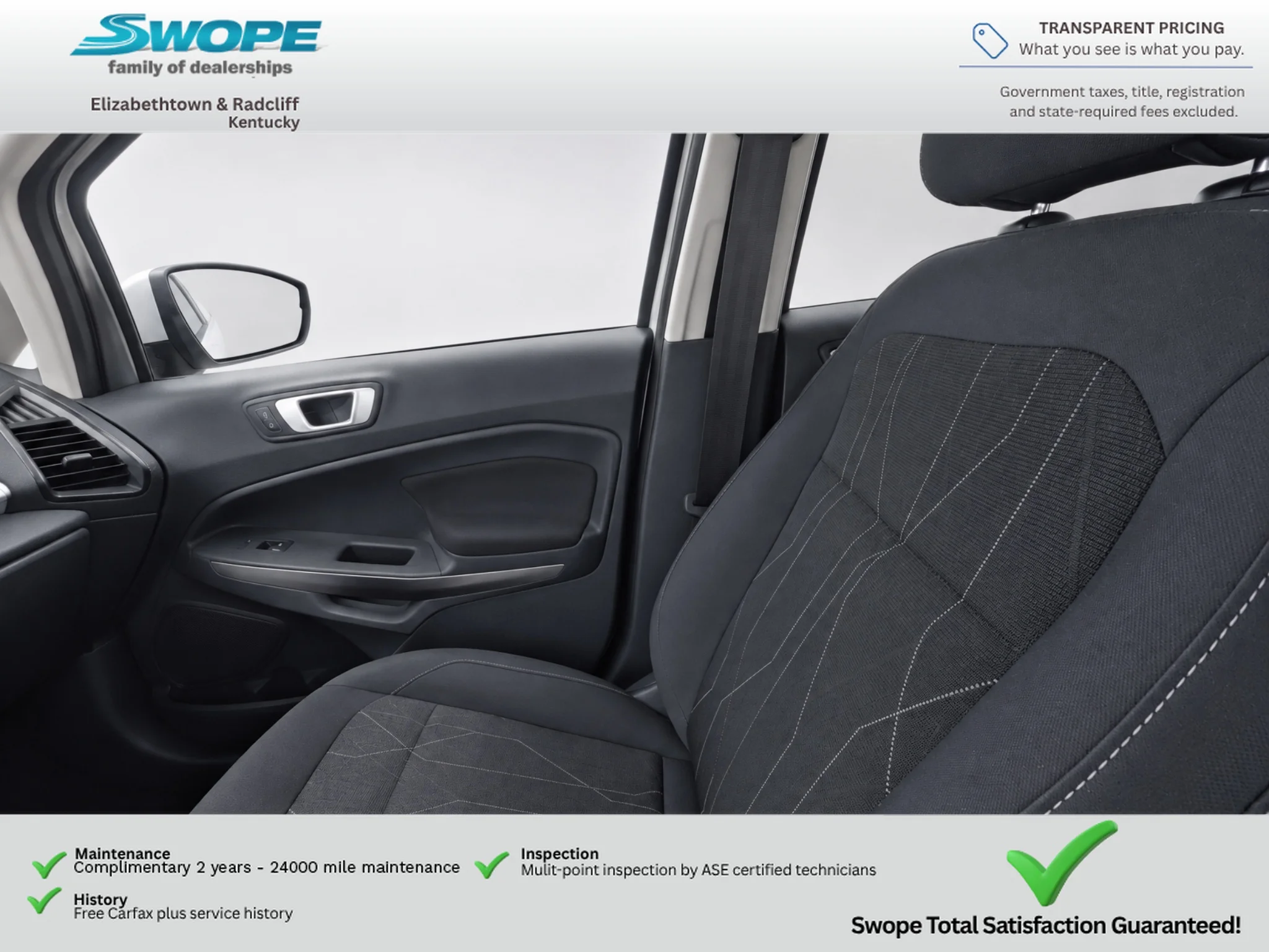 Used 2018 Diamond White Ford SE image 14