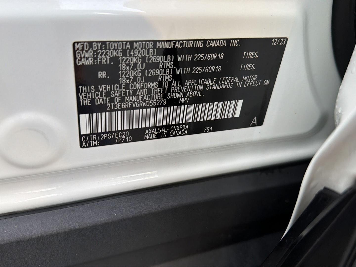 Used 2024 Wind Chill Pearl w/Midnight Black Metallic Roof Toyota Hybrid XSE image 42