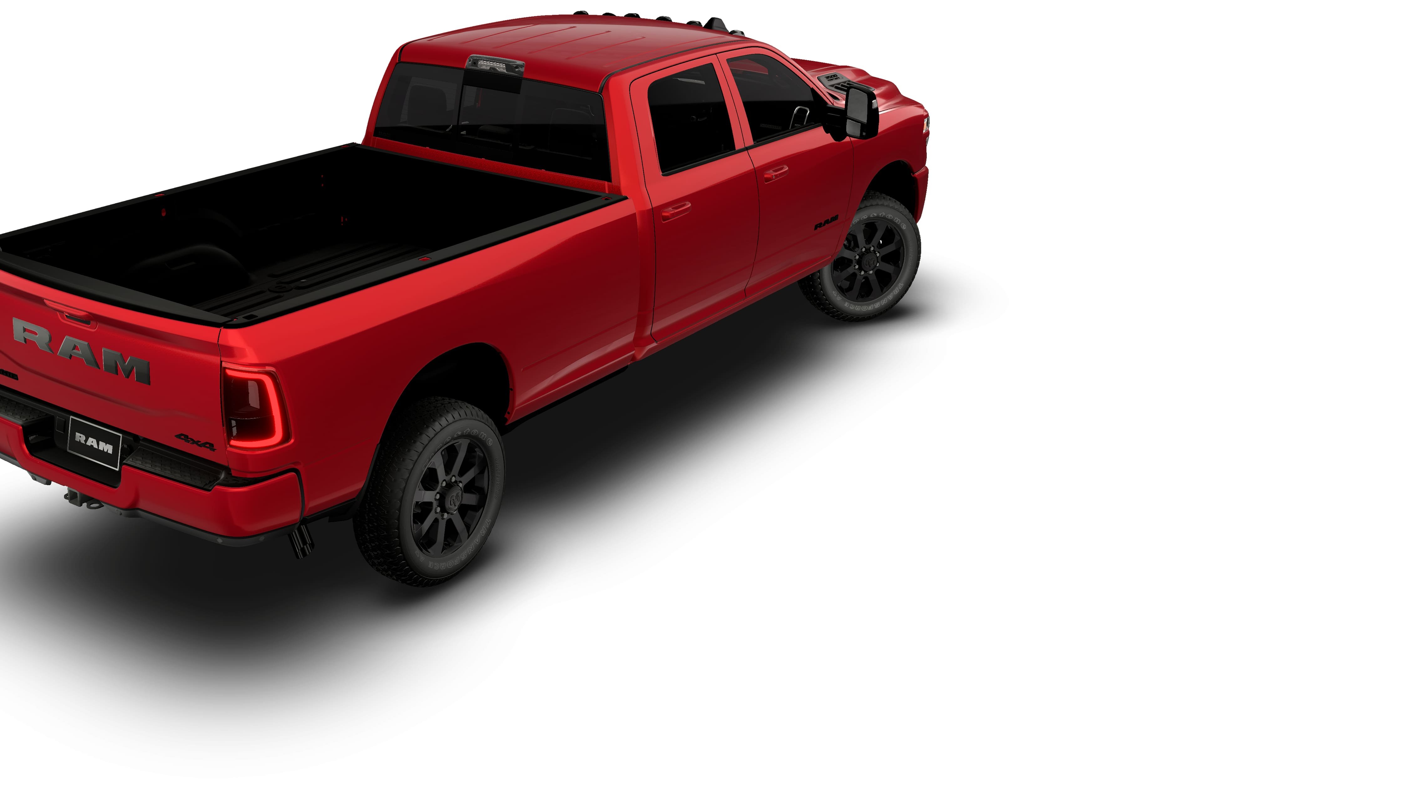 New 2026 Molten Red Pearl-Coat Exterior Paint RAM Laramie image 14
