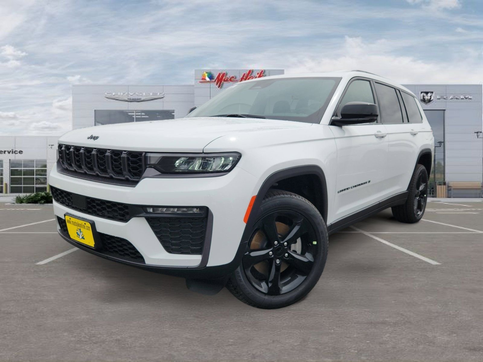 New 2026 Bright White Clear-Coat Exterior Paint Jeep Limited image 1
