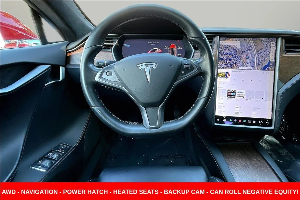 Used 2018 Red Tesla 100D image 8