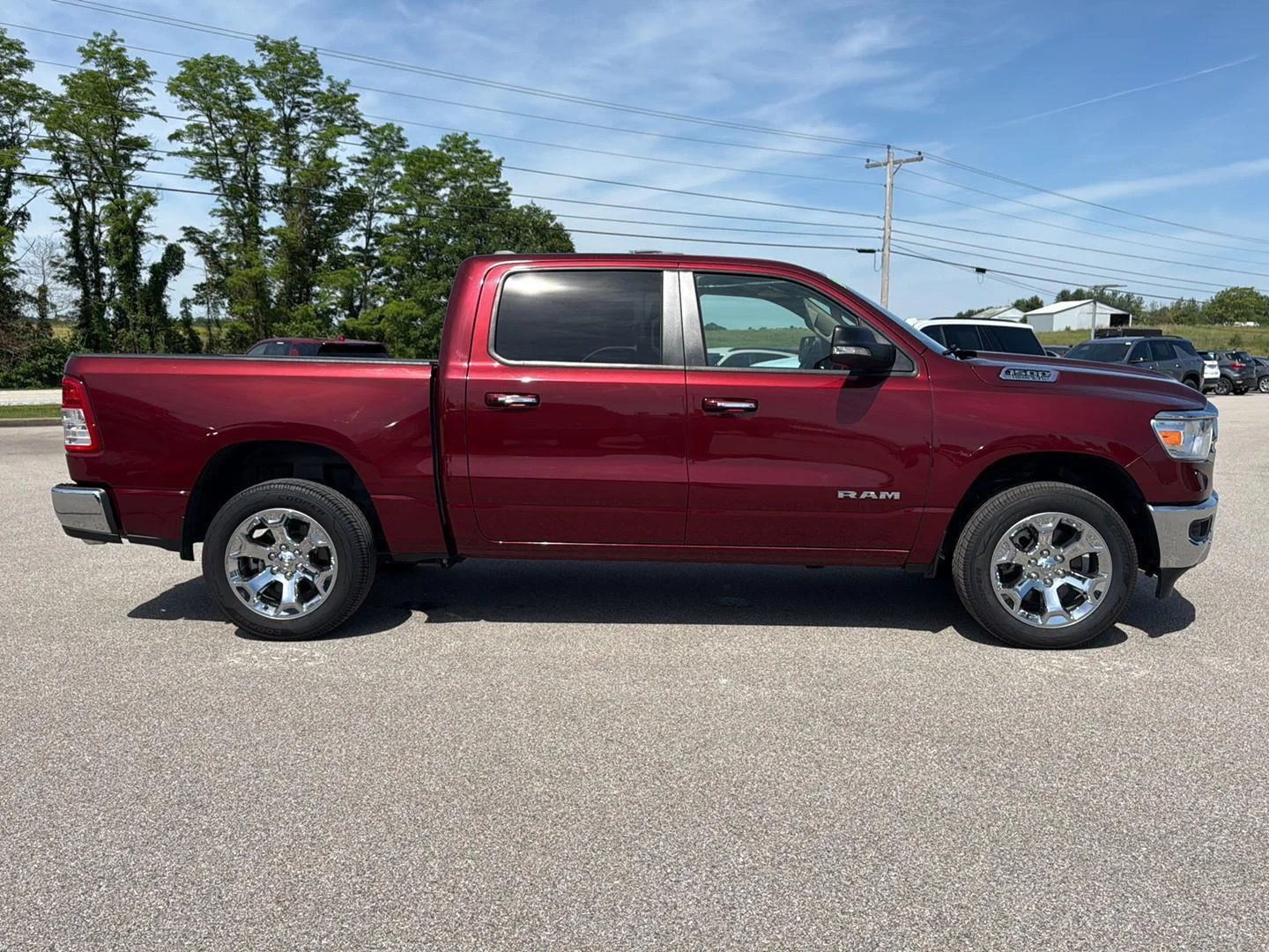 Used 2020 Delmonico Red Pearlcoat Ram 2020 1500 Big Horn image 8