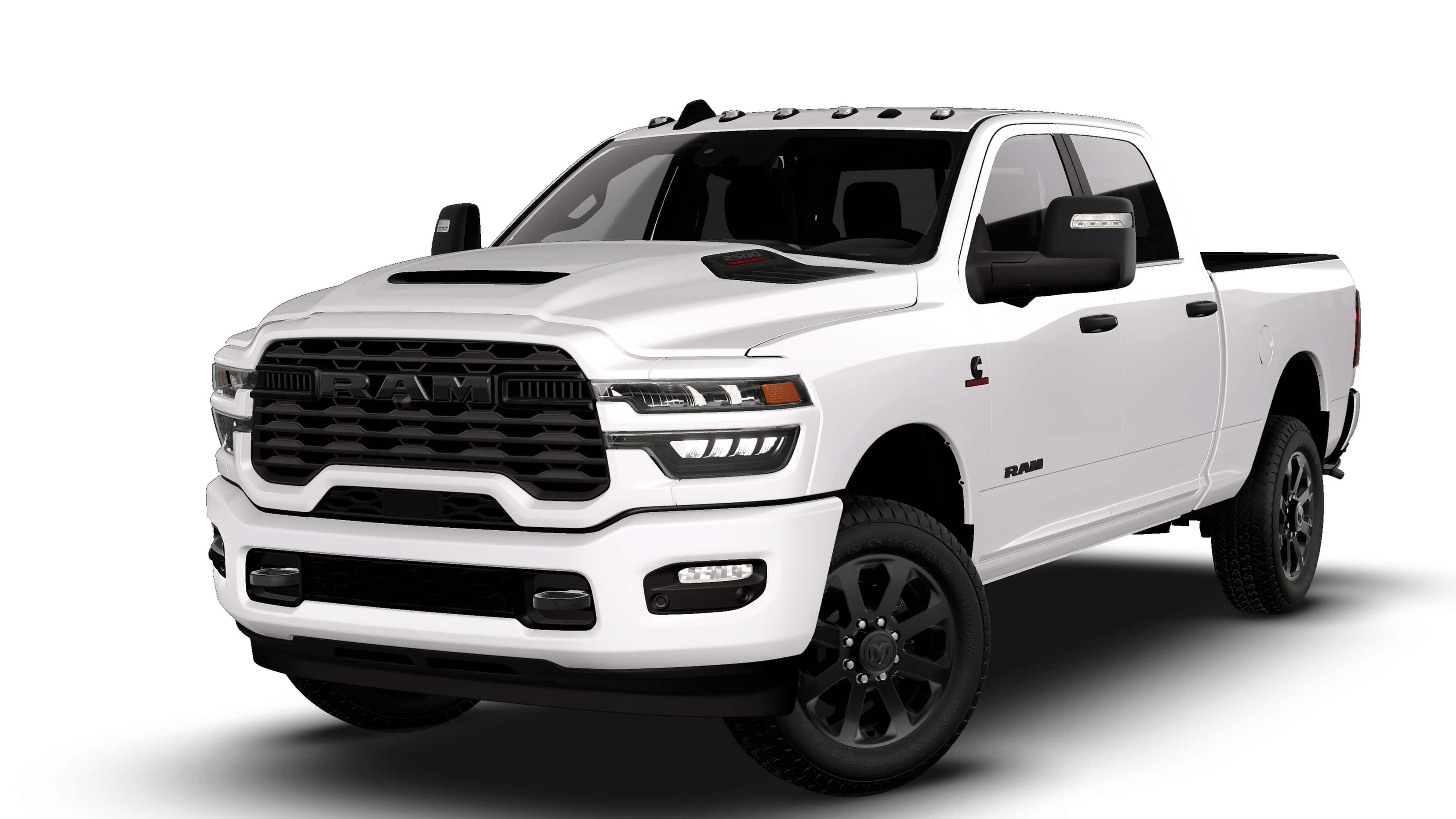 New 2026 Bright White Clear-Coat Exterior Paint Ram BIG HORN image 13