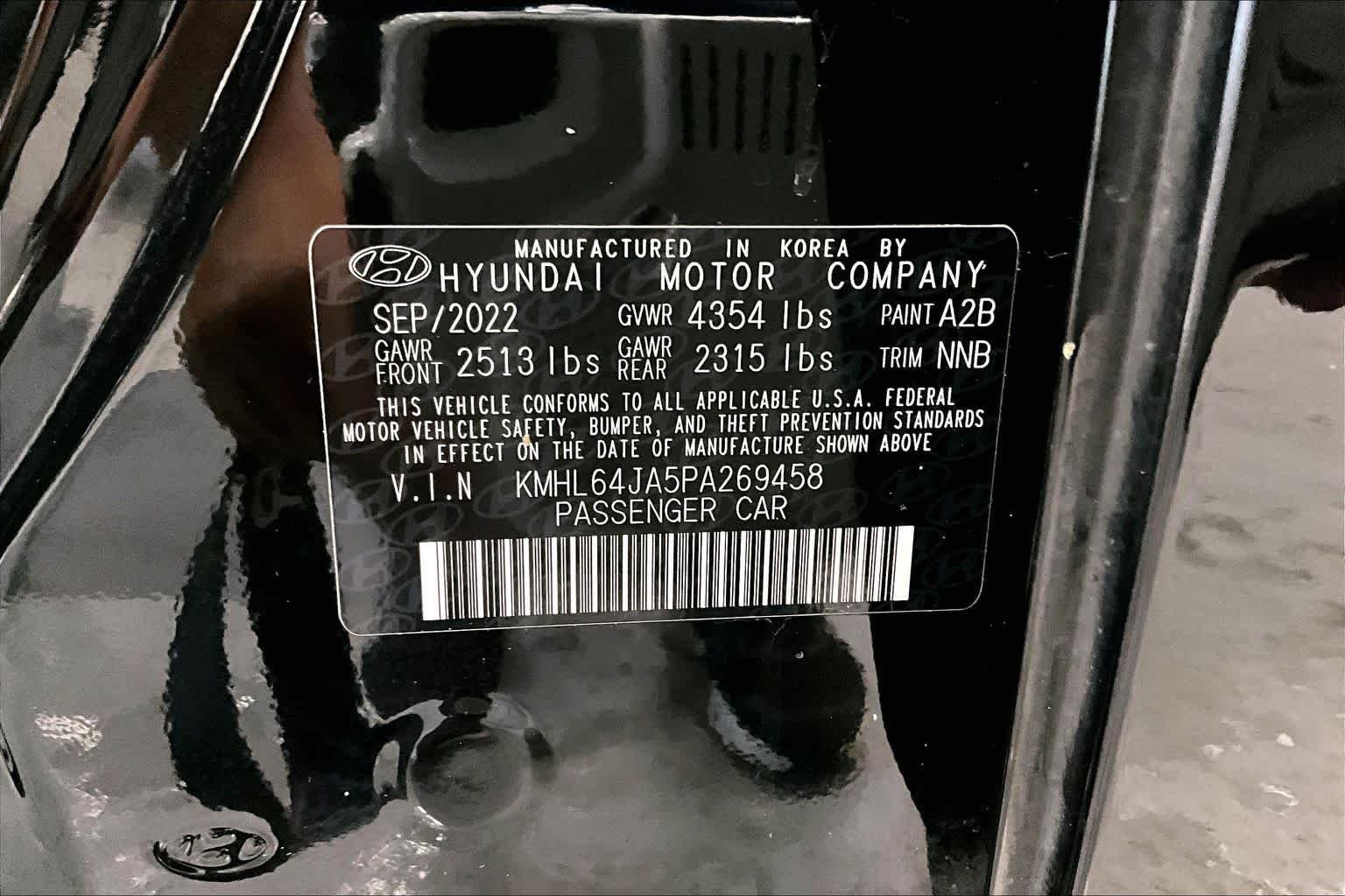 Used 2023 Onyx Black Hyundai SEL image 35