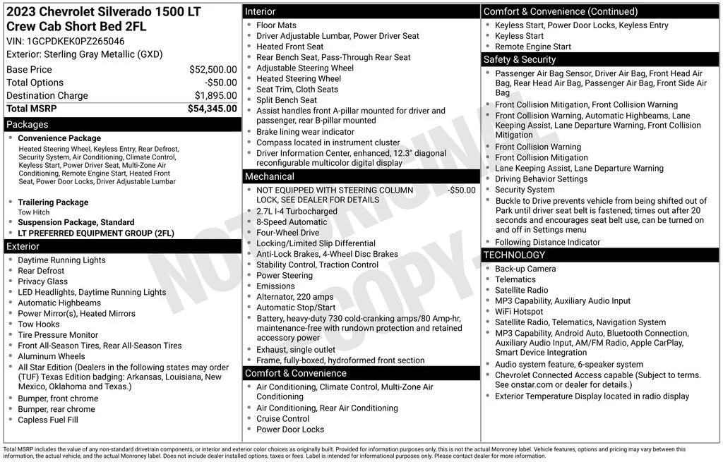 Used 2023 Gray Chevrolet LT image 17
