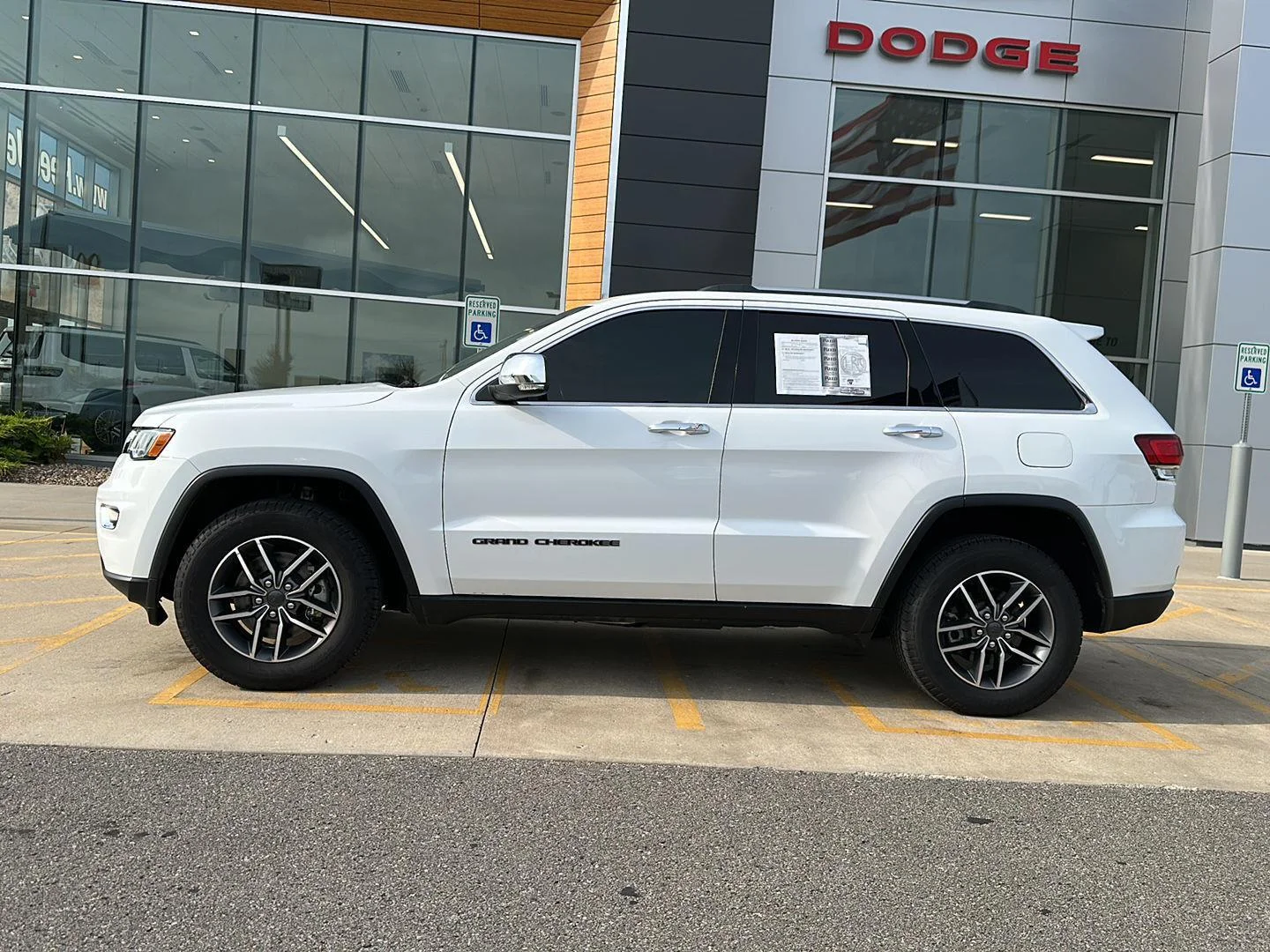 Certified Used 2021 Bright White Clearcoat Jeep Limited image 2