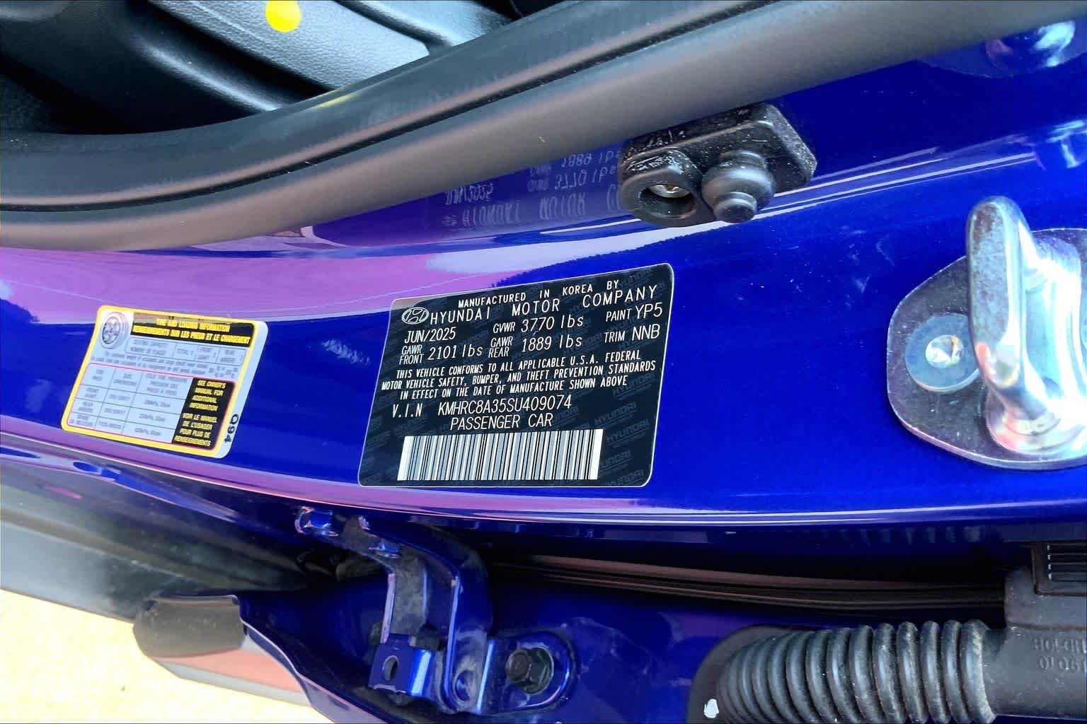 Used 2025 Intense Blue Hyundai SEL image 33