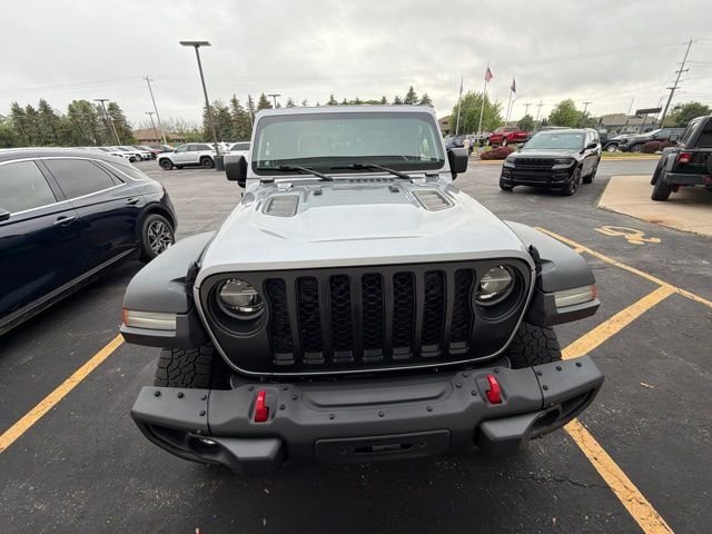 Used 2021 Billet Silver Metallic Clearcoat Jeep Rubicon image 2