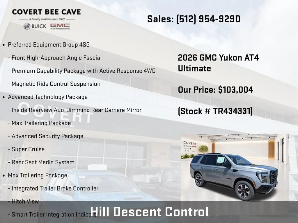 New 2026 GMC Yukon AT4 Ultimate, photo 18