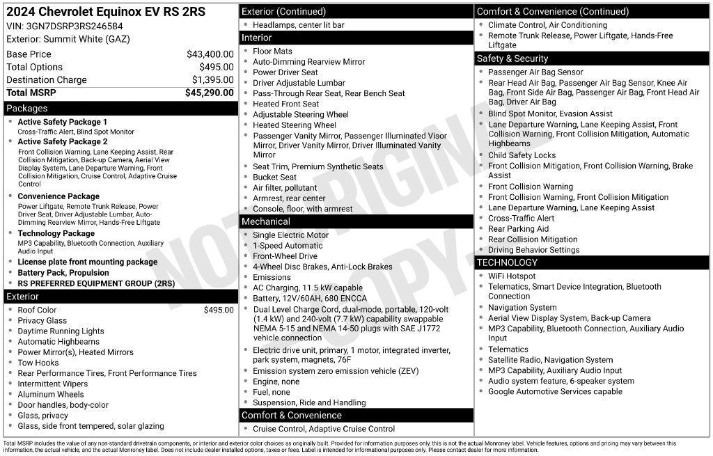 2024 Chevrolet Equinox EV