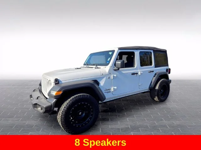 Used 2018 White Jeep Unlimited Sport S image 4
