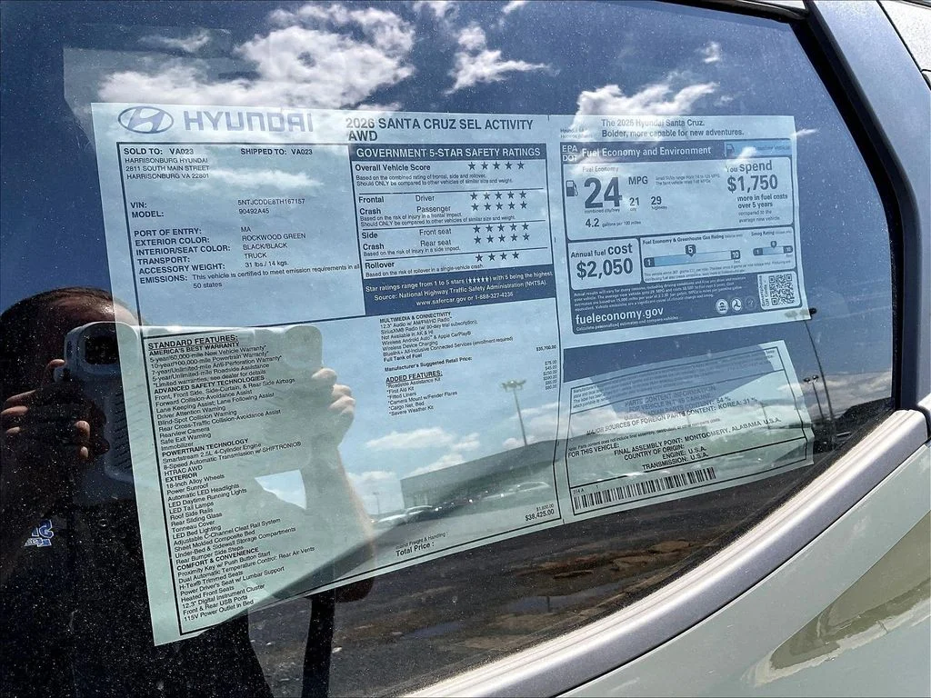 New 2026 Green Hyundai SEL image 13