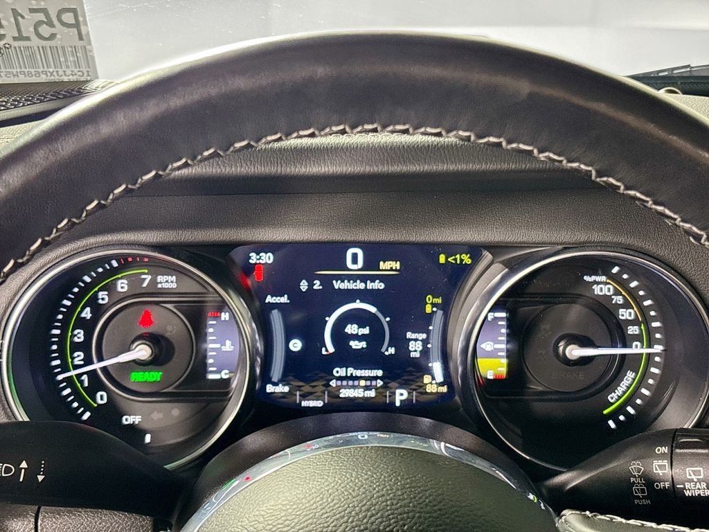 Used 2023 Silver Jeep Sahara 4xe image 14