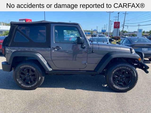 Used 2016 Jeep Wrangler Willys Wheeler with VIN 1C4AJWAG8GL331529 for sale in South Portland, ME