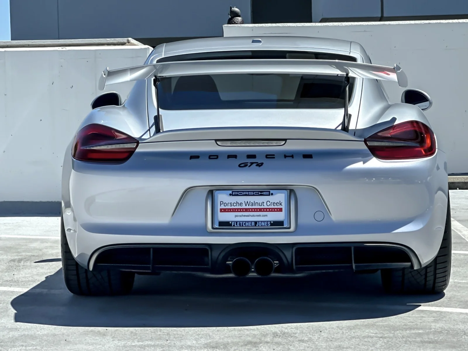 Used 2016 RHODIUM SILVER Porsche GT4 image 6