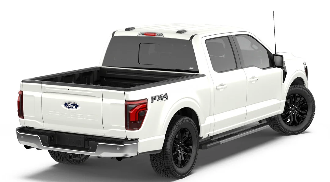 New 2026 Star White Metallic Tri-Coat Ford Lariat image 3