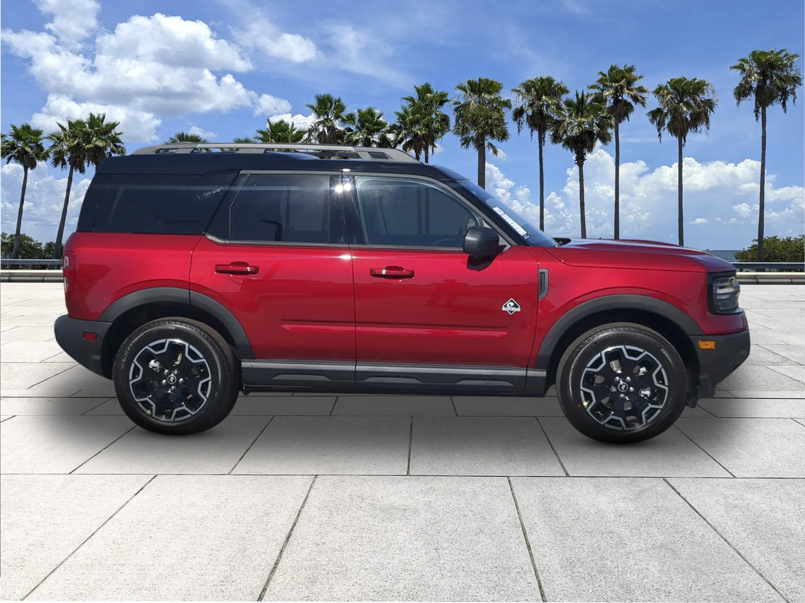 New 2025 Ruby Red Metallic Tinted Clearcoat Ford Outer Banks® image 4