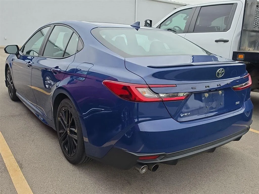 Used 2025 Reservoir Blue Toyota SE image 4