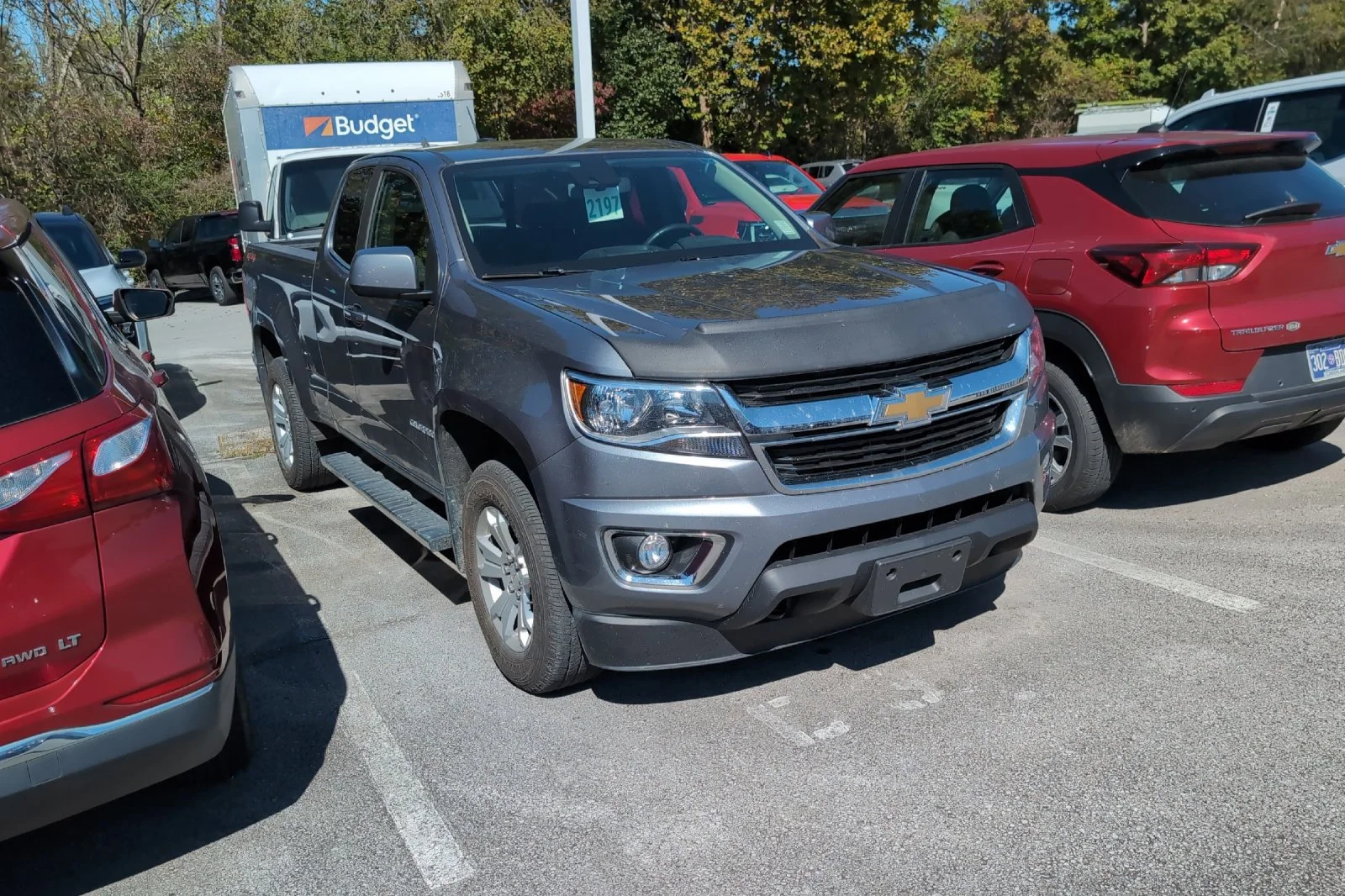 Used 2018 SATIN STEEL METALLIC Chevrolet 4WD LT image 2