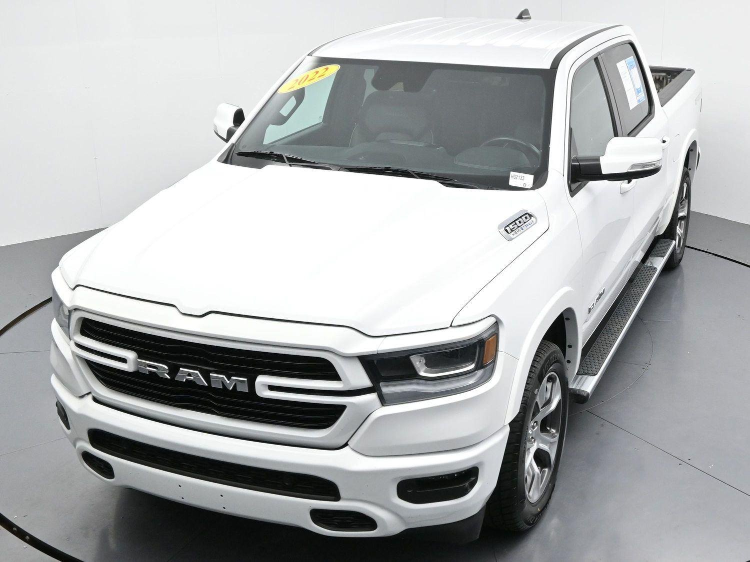 Used 2022 Bright White Clearcoat Ram Laramie image 42