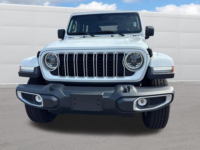 Used 2024 Bright White Clearcoat Jeep Sahara image 9