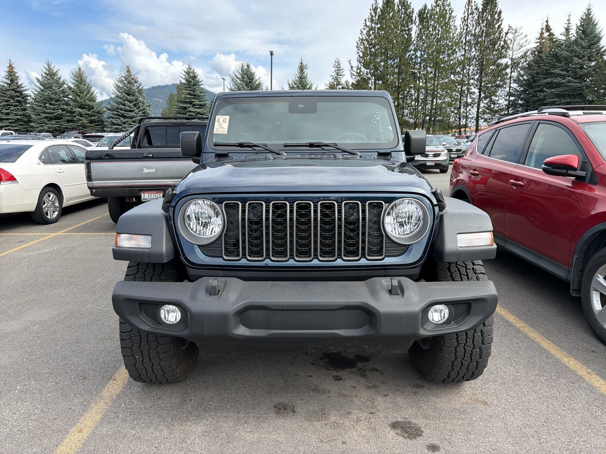 Used 2025 Fathom Blue Pearlcoat Jeep Sport S image 2