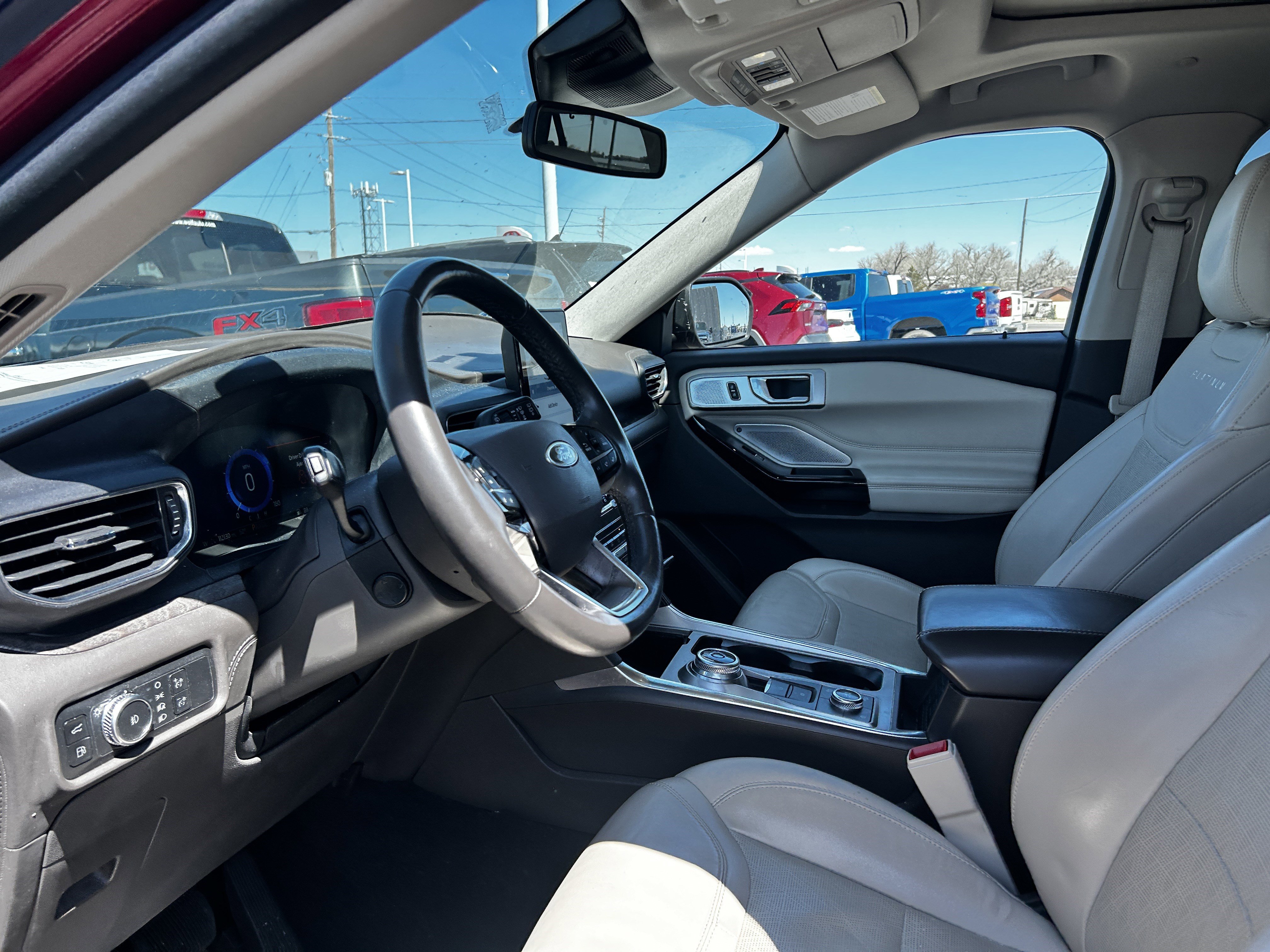 Used 2022 Red Metallic Ford Platinum image 9