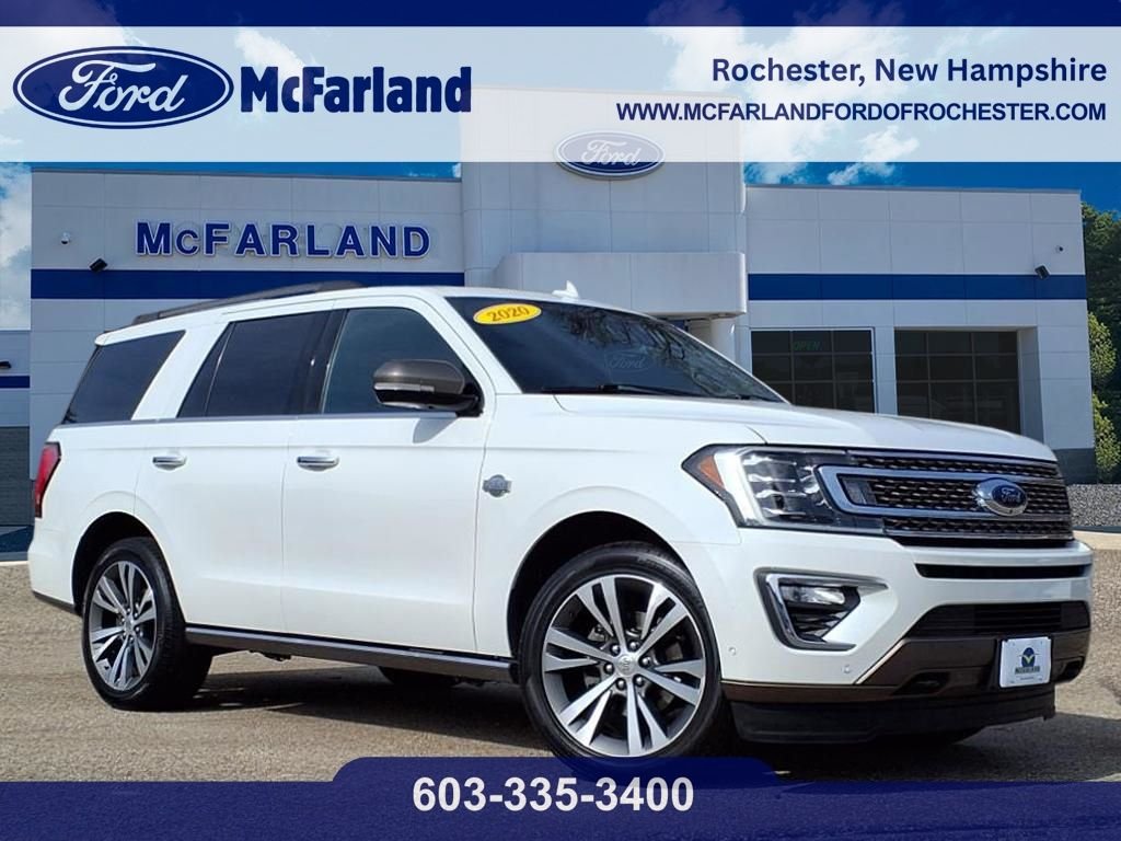 Certified Used 2020 White Metallic Ford King Ranch image 1