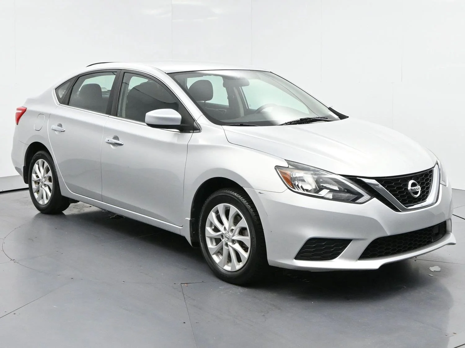 Used 2019 Brilliant Silver Metallic Nissan SV image 2