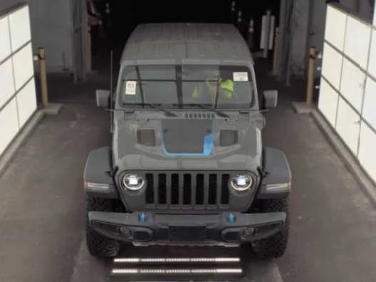 Used 2022 Jeep Wrangler Unlimited Rubicon 4XE with VIN 1C4JJXR69NW245613 for sale in Kansas City