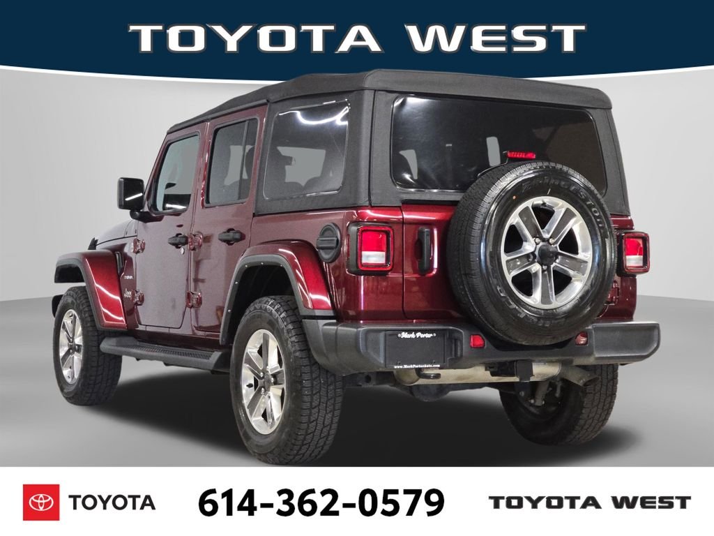 Used 2021 Red Jeep Unlimited Sahara image 9