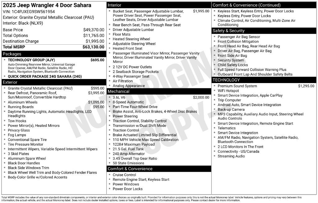 Used 2025 Gray Jeep Sahara image 28