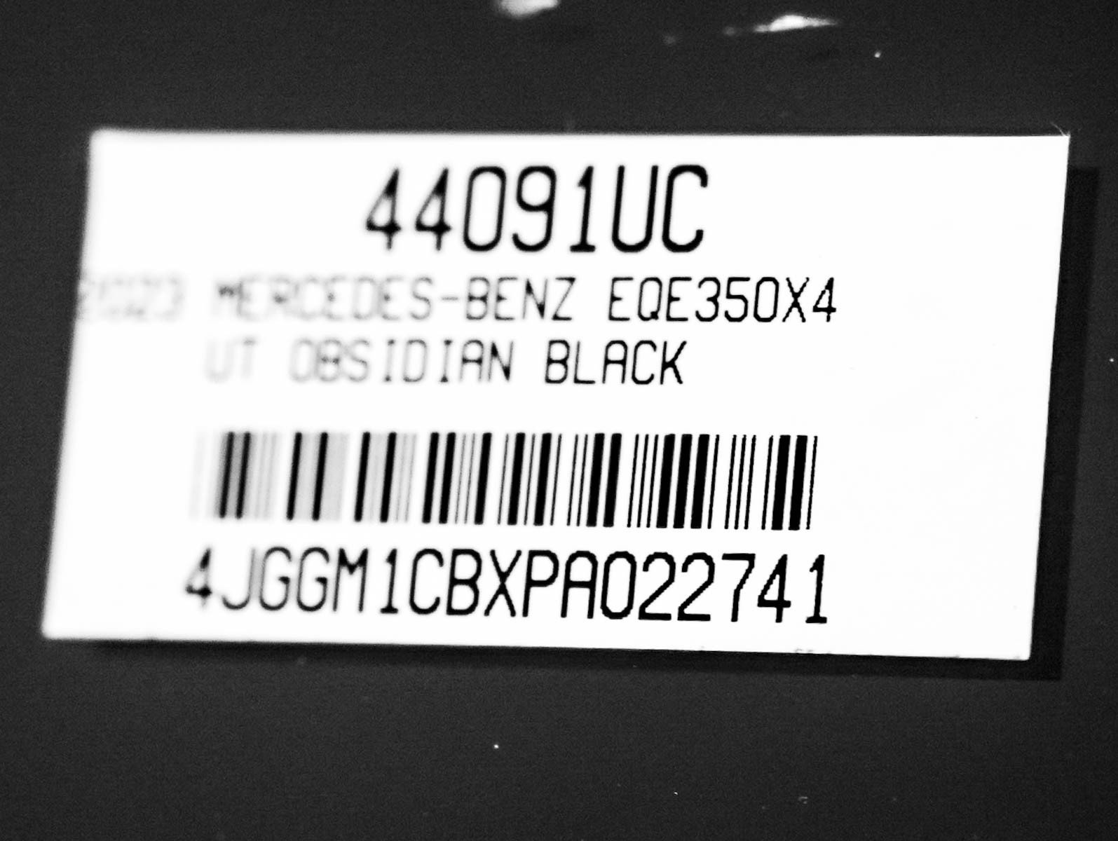Certified Used 2023 Obsidian Black Metallic Mercedes-Benz EQE 350 4MATIC® SUV image 23