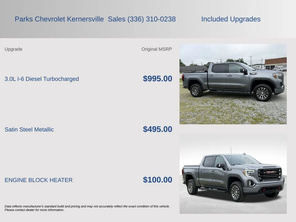 Used 2021 Gray GMC AT4 image 4