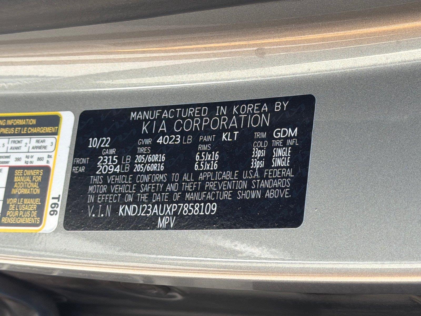 Used 2023 Steel Gray Kia LX image 29