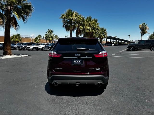 Used 2020 Burgundy Velvet Metallic Tinted Clearcoat Ford Titanium image 6