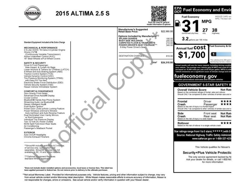 Used 2015 Nissan Altima S with VIN 1N4AL3AP3FC182282 for sale in Champaign, IL