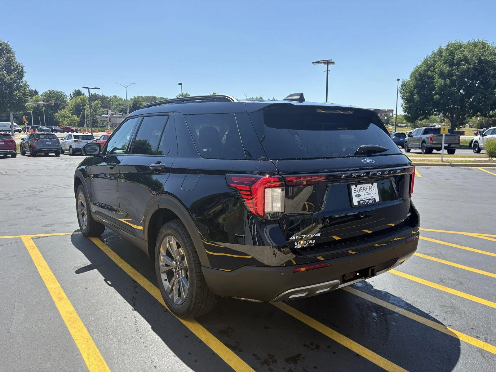 New 2026 Agate Black Metallic Ford Active image 4