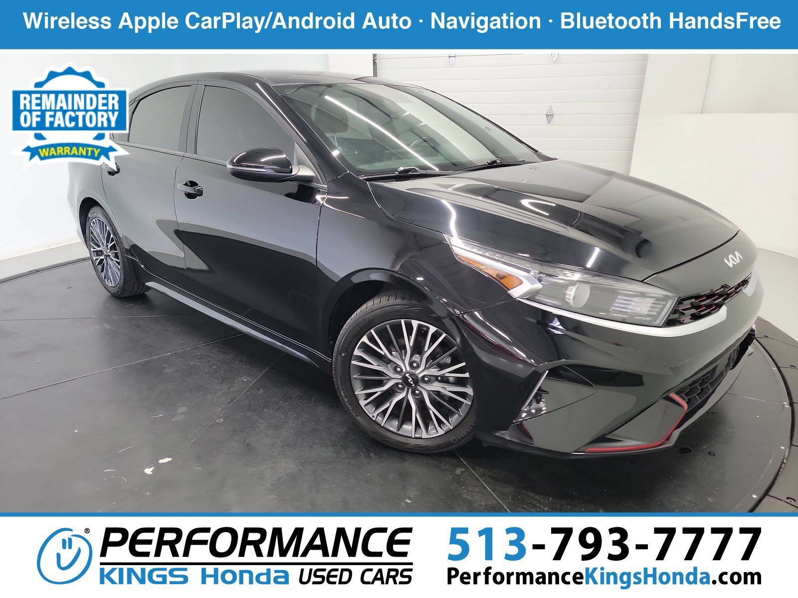 Used 2023 Aurora Black Kia GT-Line image 1