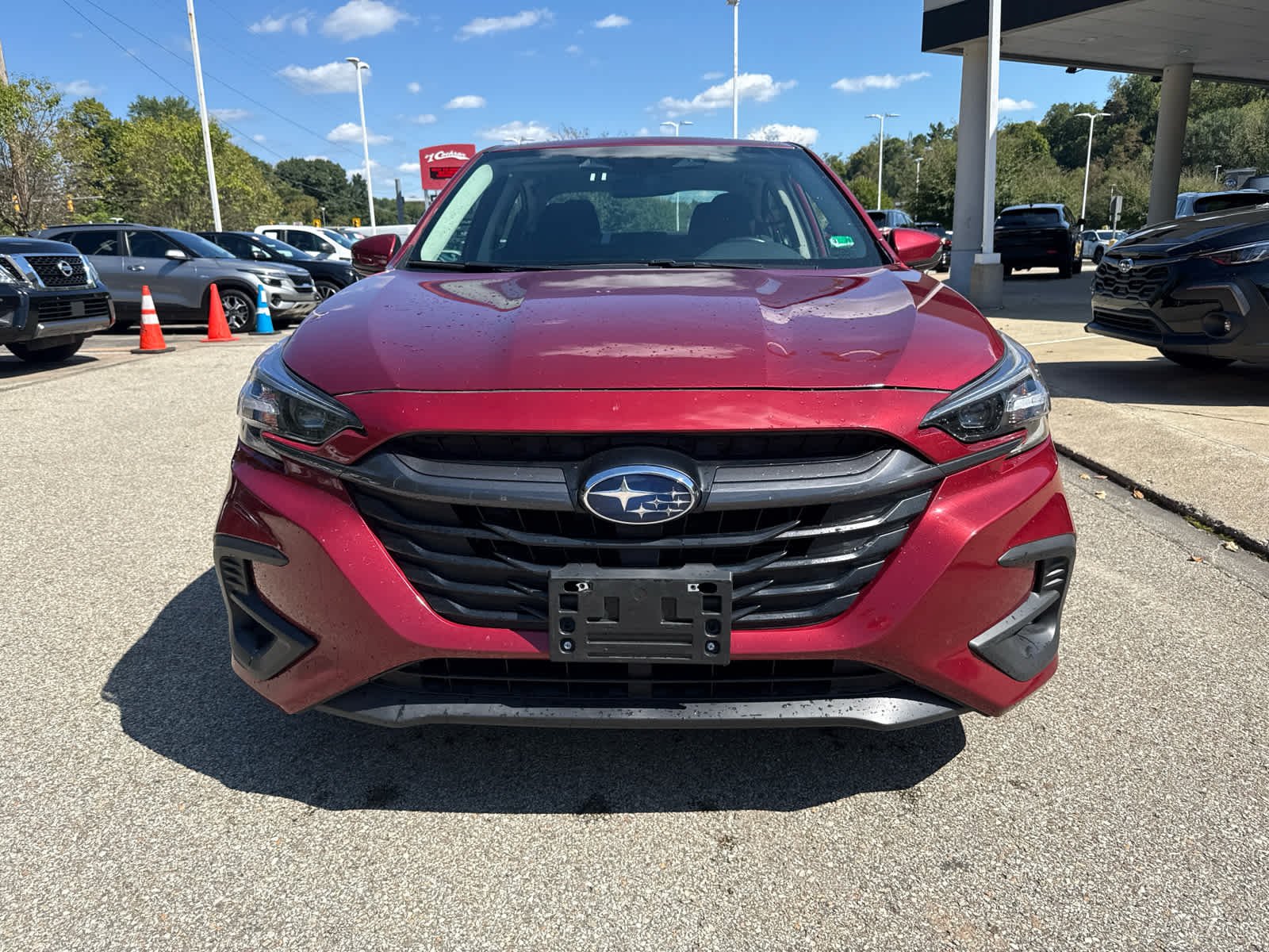 Certified Used 2025 Crimson Red Pearl Subaru Premium image 2