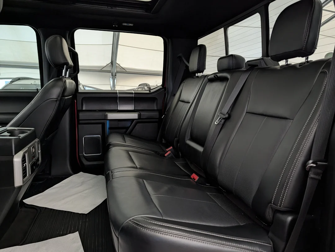Used 2020 Red Ford LARIAT - - 4WD - 502A Grp - 5.0L V-8 - Twin Panel Sunroof - Black Pkg - B&O Audio - Leather & More! image 29