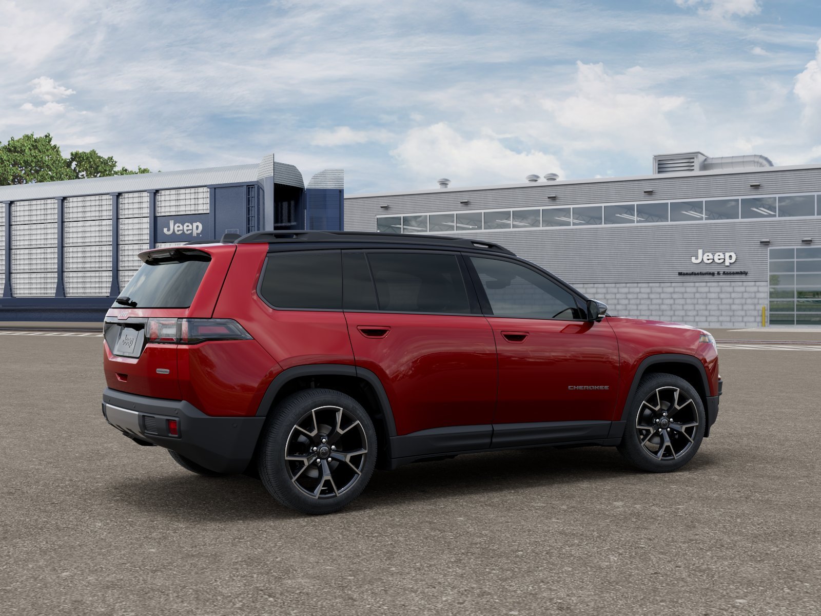 New 2026 Red Hot Pearl-Coat Exterior Paint Jeep Overland image 4
